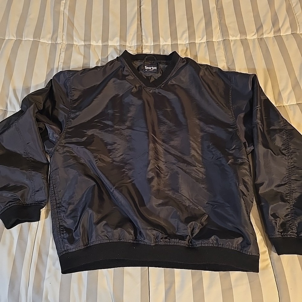 Sportex Size M Golf V-Neck Pullover Men's Long-Sleeved Windbreaker